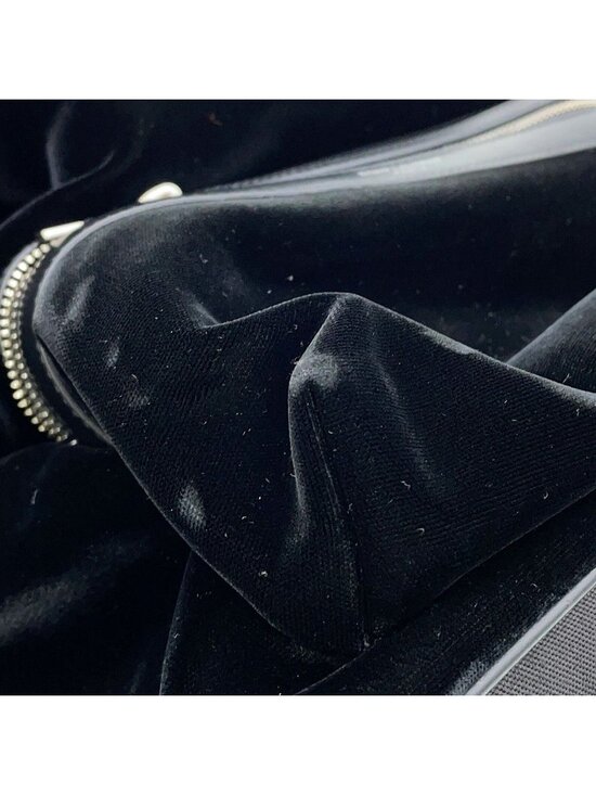 Saint Laurent Paris Sac City Backpack Velour Black main image 4